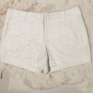 Ann Taylor Shorts - White Eyelet